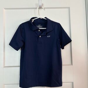Vineyard Vines Navy Blue Kids Performance Polo Shirt